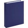 Тетрадь на кольцах А5 клетка 120 листов (Prof-Press) Однотонный синий-2 софт-тач арт.120-0155