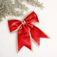 Украшение декоративное "Бант" 19*22*8см "Волшебная сказка" цв.красный арт.916-1948