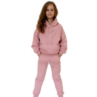 Костюм спортивный для девочки арт.234 размер 32/128-40/152 трикотажный цвет пудра