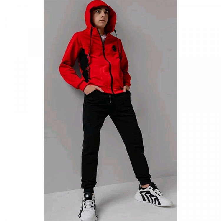 Костюм спортивный для мальчика артикул 137 размер 38/146-50/188 цвет красный Костюм спортивный для мальчика артикул 137 размер 38/146-50/188 цвет красный