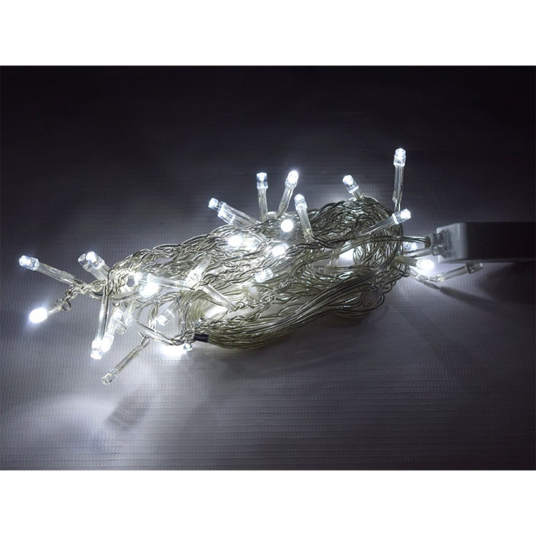 Гирлянда эл.д/дома 1,5*0,4м 48LED "Бахрома" цв.белый IP-20 арт.725-973