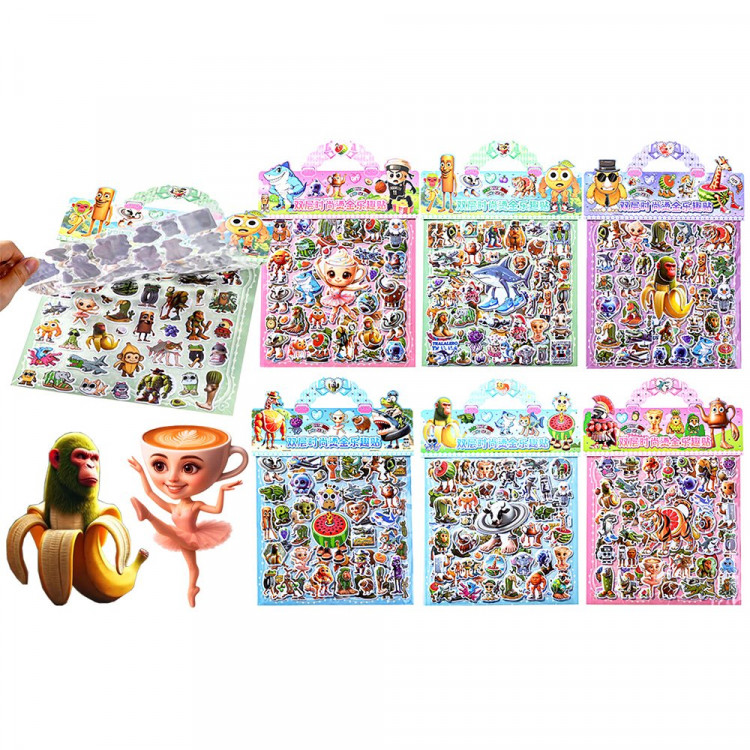 Наклейки А4 (Mazari) Итальянский мем 2 листа ассорти арт M-20670 Наклейки А4 (Mazari) Итальянский мем 2 листа ассорти арт M-20670