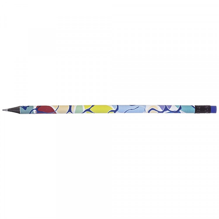 Карандаш чернографитный  Hatber с ластиком HB Emotion круглый корпус арт.BL_079538 (Ст.72)