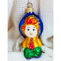 Украшение декоративное стекло 09см "Незнайка" п/у арт.ФУ-562