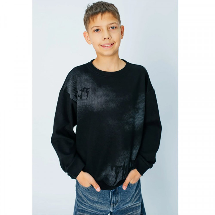 Джемпер для мальчика (DELORAS) артикул W55529 размер 34/134-44/164 цвет черный Джемпер для мальчика (DELORAS) артикул W55529 размер 34/134-44/164 цвет черный