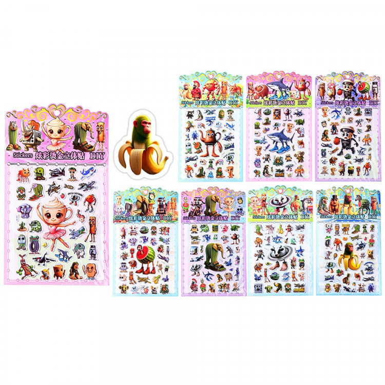 Наклейки А4 (Mazari) Итальянский мем ассорти арт M-20671 Наклейки А4 (Mazari) Итальянский мем ассорти арт M-20671