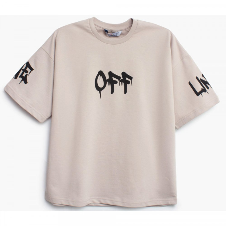 Футболка для мальчика арт.4591 цвет бежевый