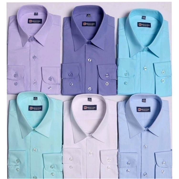 Сорочка детская короткий рукав размерный ряд 29/116-122-36/158-164 цвет синий Brostem арт.4726ds