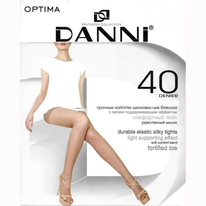 Колготки OPTIMA 40 den 88% полиамид 12% эластан цвет natural (DANNI)
