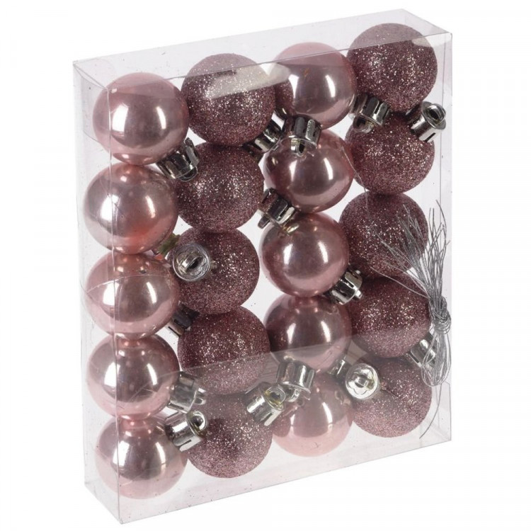 Набор шаров 03см 20шт/наб. "Рапсодия" цв.розовый арт.722868