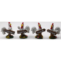 Статуэтка символ года петушок 6,5см асс. Арт.234227