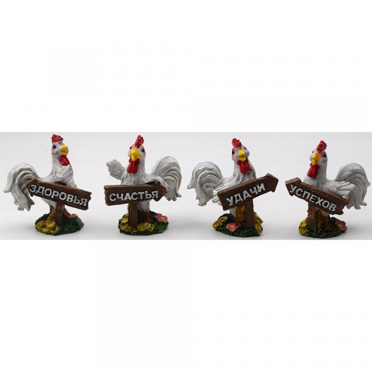 Статуэтка символ года петушок 6,5см асс. Арт.234227 Статуэтка символ года петушок 6,5см асс. Арт.234227