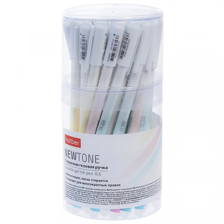 Ручка гелевая ПИШИ-СТИРАЙ (Hatber) NEWtone, синяя, 0,6мм арт.GP_092401 (Ст.36) Ручка гелевая ПИШИ-СТИРАЙ (Hatber) NEWtone, синяя, 0,6мм арт.GP_092401 (Ст.36)