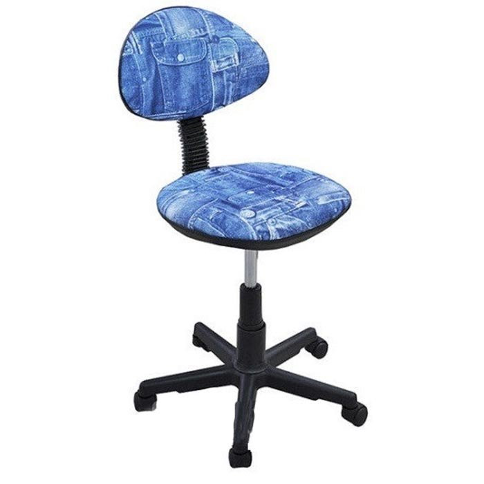 Кресло детское СТАР без подлокотника Синий джинс/Синий Кресло детское СТАР без подлокотника Синий джинс/Синий