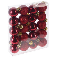 Набор шаров 03см 20шт/наб. "Романс" цв.красный арт.722871