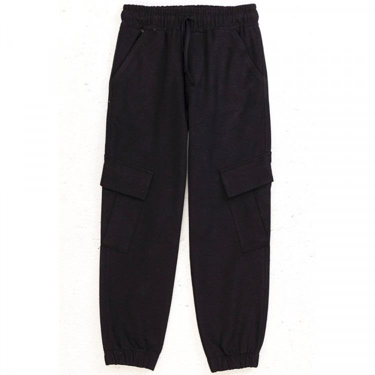 Брюки для мальчика арт.DMB 7521/7522 размер 34/134-44/164 цвет черный