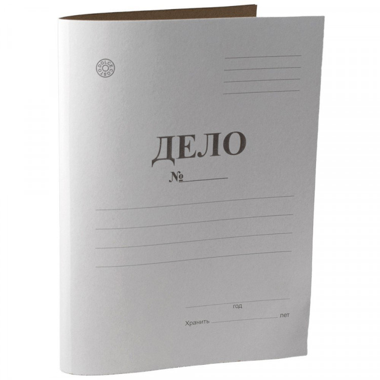 Обложка "ДЕЛО" 280г/м2 немелованный картон арт.D00602 (Ст.300)