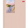 Тетрадь А5 клетка 96 листов на гребне (Hatber) Прикосновение к природе многоцветный срез ассорти арт.96Т5лВ1гр