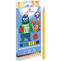 Карандаши цветные (Attomex) пластиковые Be cool 24 цвета М 2,65мм арт.5024610