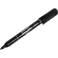 Маркер перманентный CENTROPEN круглый 1мм черный арт.2846/1Ч