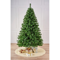 Елка 220см "Нормандия" (хвоя ПВХ, ветки отгибные, подставка металл.) арт.ЕН 22