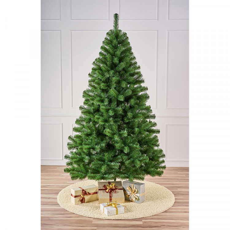 Елка 220см "Нормандия" (хвоя ПВХ, ветки отгибные, подставка металл.) арт.ЕН 22