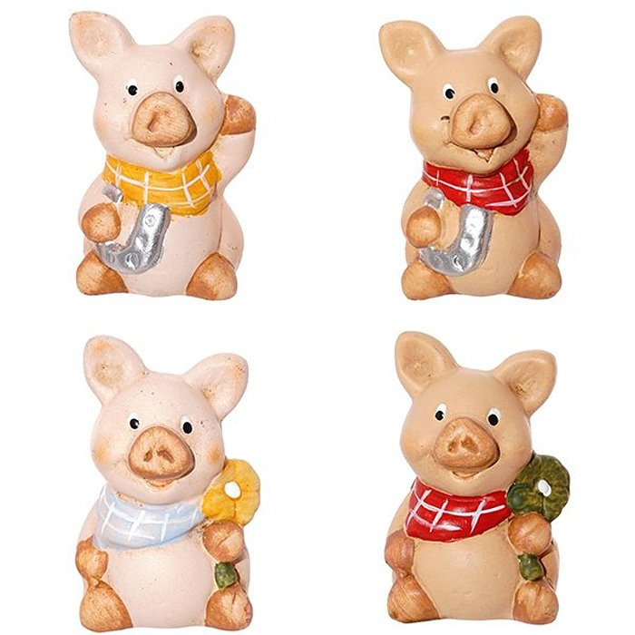 Статуэтка символ года Свинка 6,5см ассортимент арт.722674 Статуэтка символ года Свинка 6,5см ассортимент арт.722674