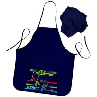 Фартук для детского творчества (Hatber) с карманом Твой самокат арт. NFn_27095