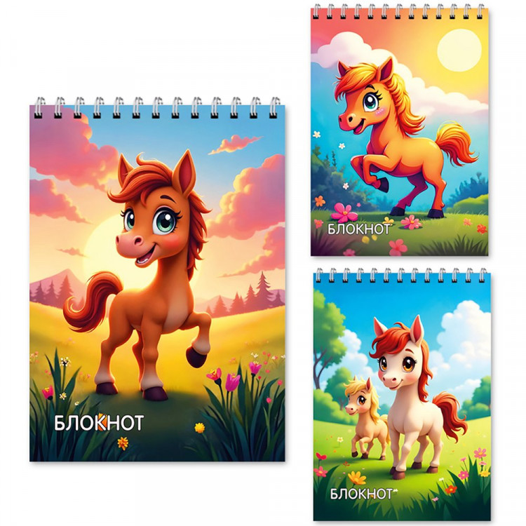 Блокнот А5 мягкая обложка на гребне 40 листов (Mazari) ассорти арт M-17334 Блокнот А5 мягкая обложка на гребне 40 листов (Mazari) ассорти арт M-17334