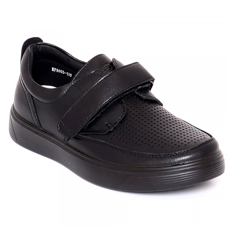 Полуботинки для мальчика (BADEN KIDS) черный верх-натуральная кожа подкладка-натуральная кожа размер 32-37 арт.KPA005-110