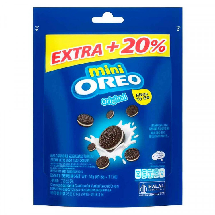 Печенье Oreo мини 61.3гр, оригинал (Ст.24)