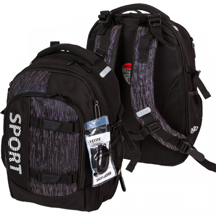 Ранец для мальчика школьный (deVENTE) Ergo. Sport + часы 39x28x20 см арт.7033513