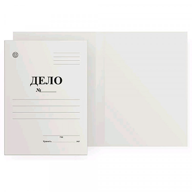Обложка "ДЕЛО" 440г/м2 немелованный картон арт.D00608 (Ст.150)