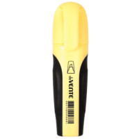 Текстовыделитель  deVENTE  1-5мм скошенный, Пастель (Pastel) желтый, каучуковые вставки арт.5045900 (Ст.12)