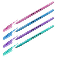 Ручка шариковая пастельный корпус (Стамм) "Орбита 100" синий, 0,7мм арт.РШ-30153 (Ст.96)