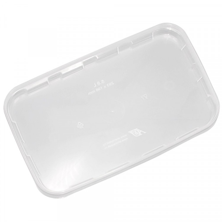 Крышка к ведру 5,8л прямоугольная 293*198мм цвет прозрачный