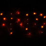 Гирлянда электрическая для дома занавес Бахрома 3*0,3/0,5м 120LED цвет желтый (светлый провод) 8режимов арт.196-083