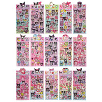Наклейки А5 (Centrum) лазерные голография Sanrio Kuromi и друзья ассорти арт.75813