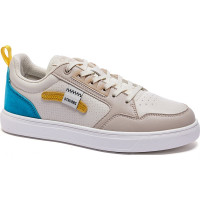 Кеды для девочек (STROBBS) цвет бежевый верх- искусственная кожа+натуральная замша подкладка-текстиль размерный ряд 36-40 артикул F7317-12