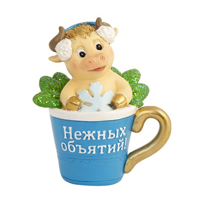 Статуэтка СГ "Бычок в бокале" 8,5см арт.81599 Статуэтка СГ "Бычок в бокале" 8,5см арт.81599