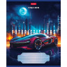 Тетрадь 18 листов клетка (Hatber) Futuristic cars ассорти арт 18Т5В1
