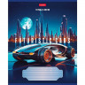 Тетрадь 18 листов клетка (Hatber) Futuristic cars ассорти арт 18Т5В1