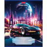 Тетрадь 18 листов клетка (Hatber) Futuristic cars ассорти арт 18Т5В1