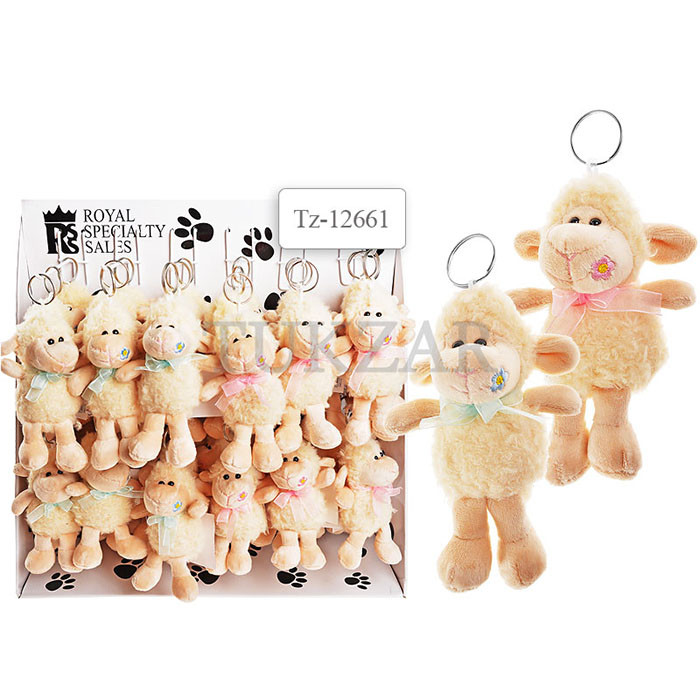 Брелок символ года мягкий Овечка 14см арт.TZ 12661 Брелок символ года мягкий Овечка 14см арт.TZ 12661