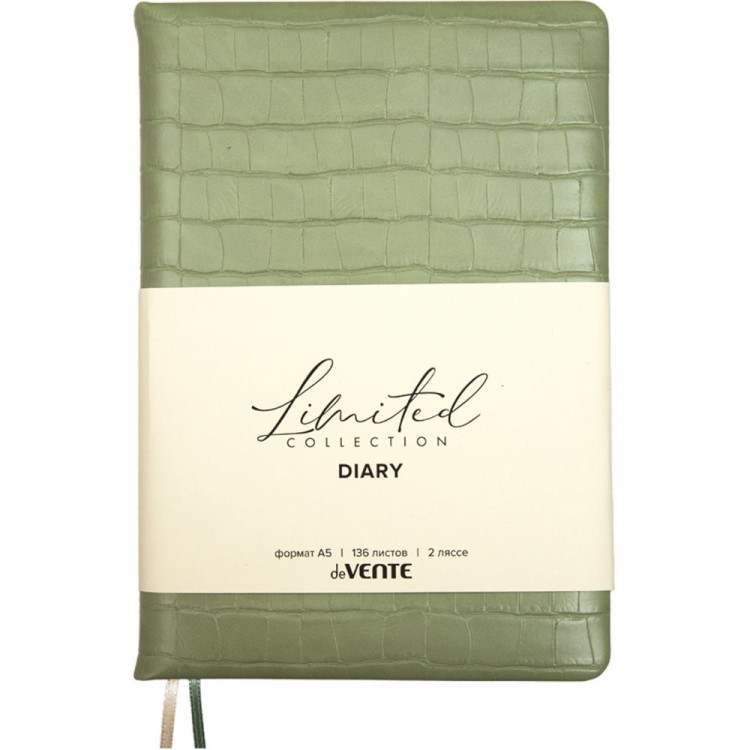 Ежедневник А5 недат. к/з deVENTE "Barbara" мятный, крем.бумага, 136л, 2 ляссе арт.2234672 (Ст.12) Ежедневник А5 недат. к/з deVENTE "Barbara" мятный, крем.бумага, 136л, 2 ляссе арт.2234672 (Ст.12)