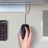 Мышь проводная Logitech B100 черная USB