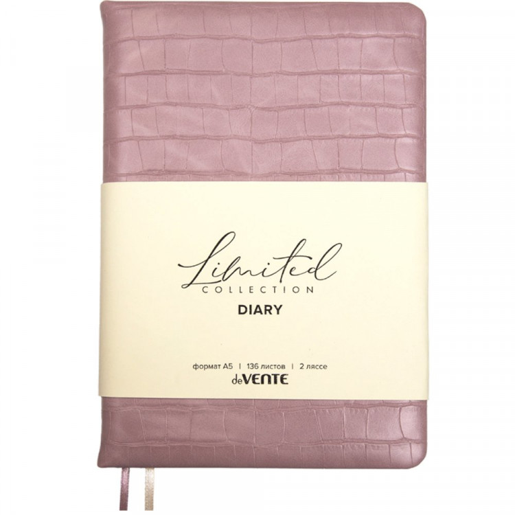 Ежедневник А5 недат. к/з deVENTE "Barbara" розовый, крем.бумага, 136л, 2 ляссе арт.2234673 (Ст.12) Ежедневник А5 недат. к/з deVENTE "Barbara" розовый, крем.бумага, 136л, 2 ляссе арт.2234673 (Ст.12)