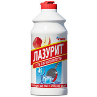 Моющее средство для посуды Лазурит 500мл Гель Яблоко
