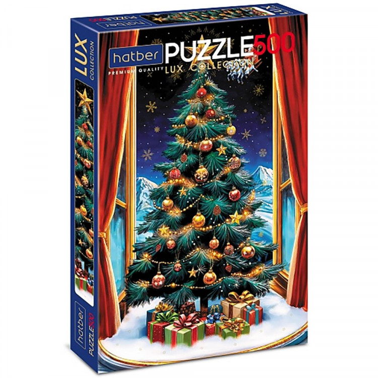 Пазл 500 элементов PREMIUM Новогоднее чудо (Hatber) LUX матовая ламининация 3D фольга арт.500ПЗ2лоф_34880 Пазл 500 элементов PREMIUM Новогоднее чудо (Hatber) LUX матовая ламининация 3D фольга арт.500ПЗ2лоф_34880