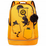 Рюкзак для девочек школьный (Grizzly) арт.RG-663-2/3 желтый 28х38х18 см Рюкзак для девочек школьный (Grizzly) арт.RG-663-2/3 желтый 28х38х18 см